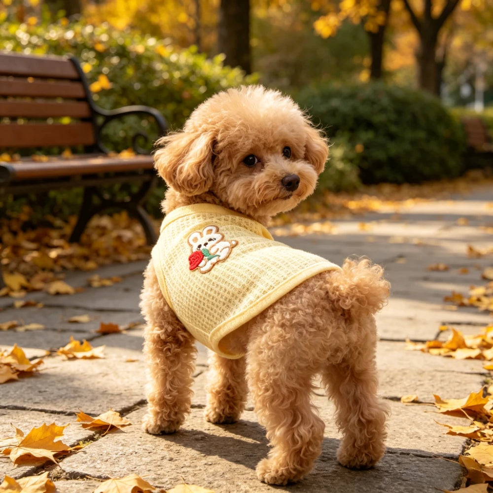 Breathable Waffle Knit Pet Outfit