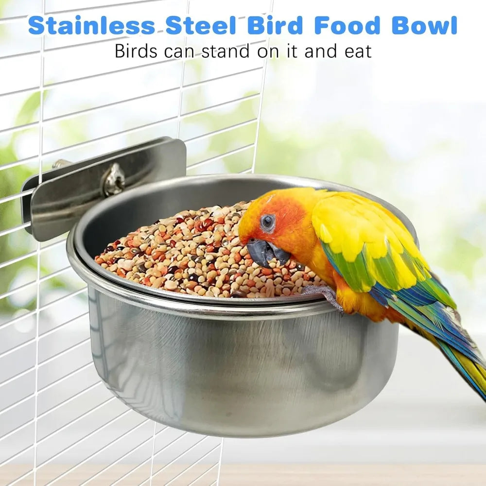2PCS Food /Water Bowl Feeder Cups