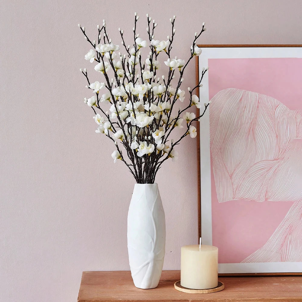 Plum Blossom 21.7'' Wintersweet Long Stem Artificial Flowers