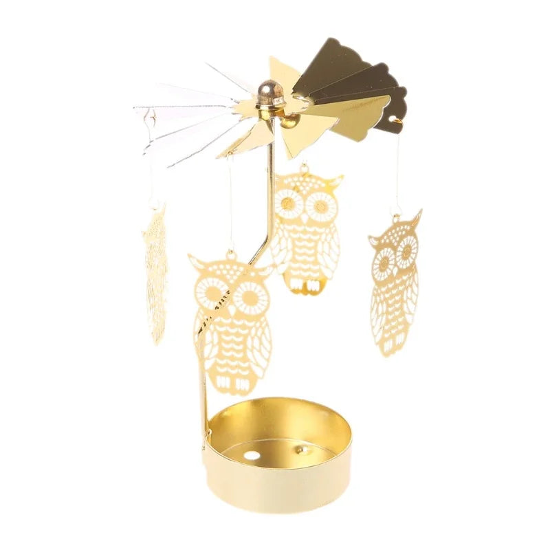 1pc Metal Hot Rotating Candle Holder without candle