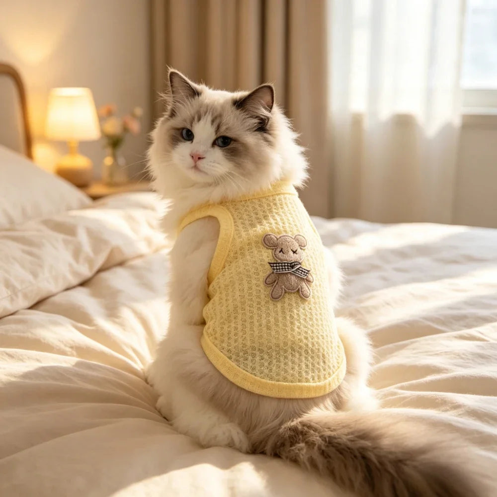 Waffle Knit Pet Outfit