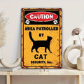 Cat Security Inc. Metal Wall Sign