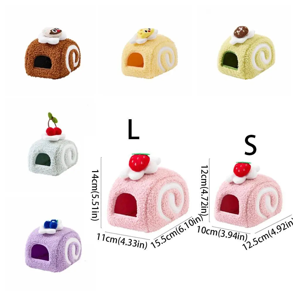 Hamster, Bird, Guinea Pig, Swiss Cake Roll Shape Nest