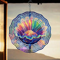 Colorful 360 degree metal wind spinner
