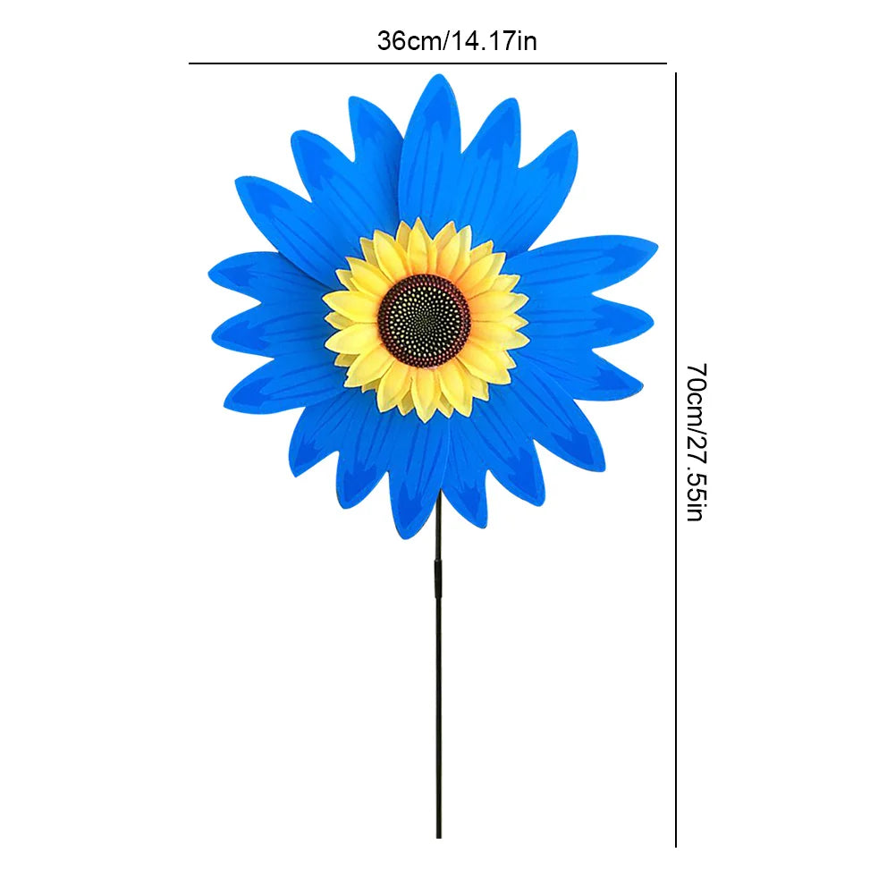 Colorful Sunflower Wind Spinner