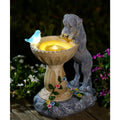 Solar Cat Statue for Garden Decor