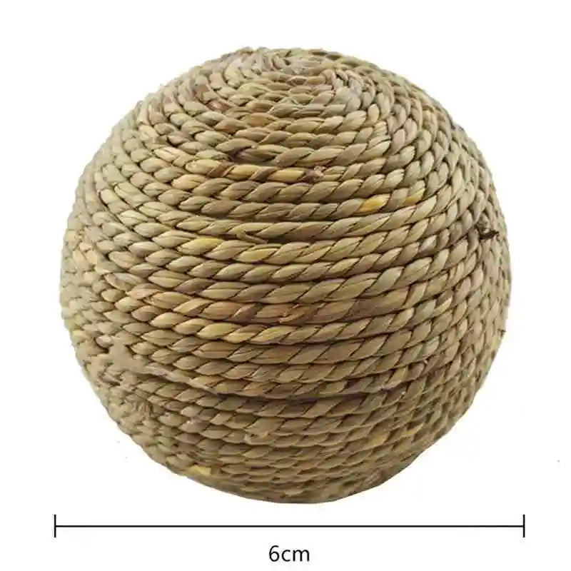 6/10cm Braided Chewing Ball Guinea Pig Rabbit Hamster