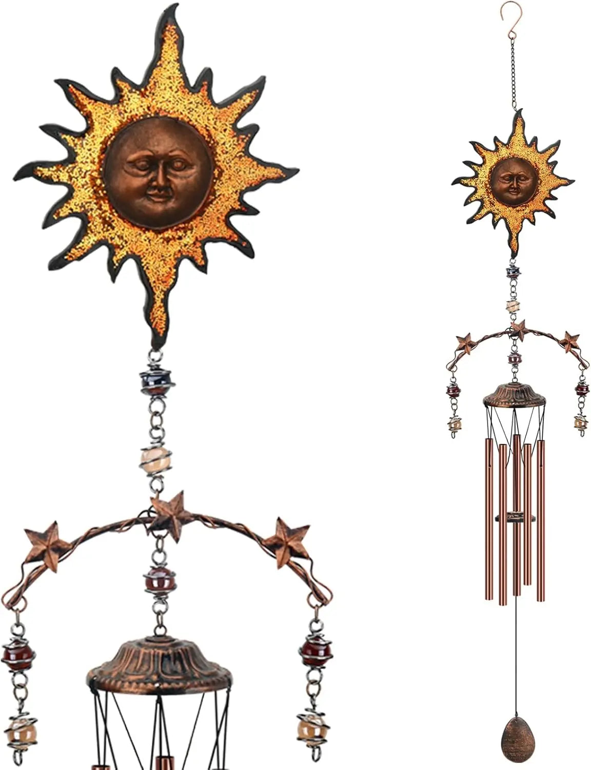 Deep Tone 34-Inch Aluminum Wind Chime