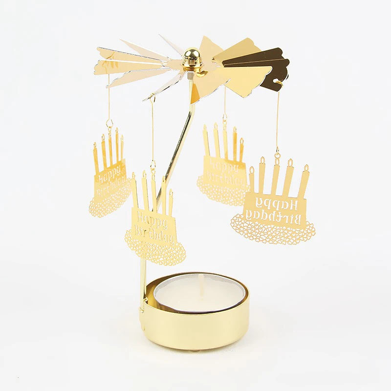 1pc Metal Hot Rotating Candle Holder without candle
