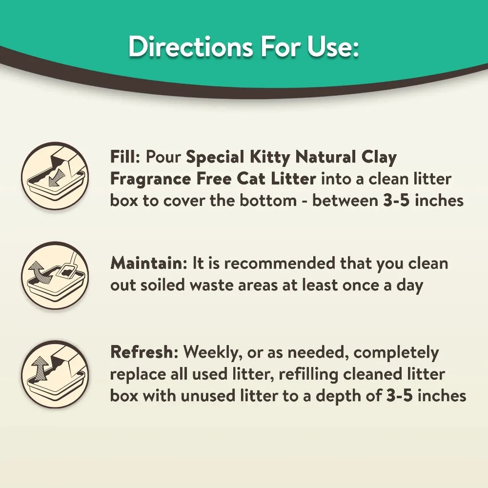 4-Pack Special Kitty Clumping Clay Cat Litter 20lbs