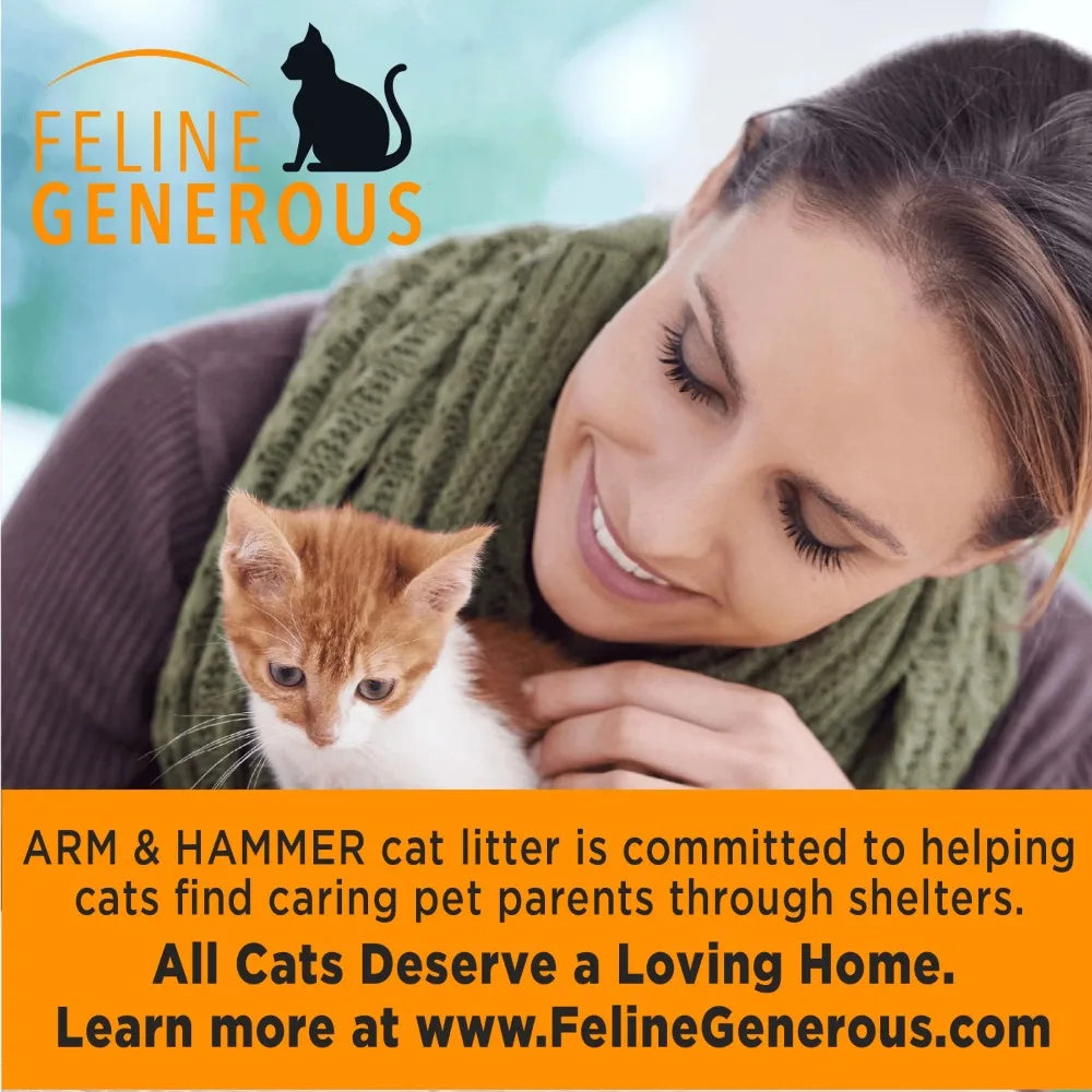 Arm Hammer Fresh Scent Clumping Cat Litter 14 lb 2 Pack