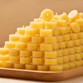 Pure Beeswax Tealight Candles, 4-Hour Burn, Clear Cup 150Pcs