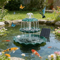 3-layer Solar Fountain for Bird Bath, Garden, Pond, Swimming Pool