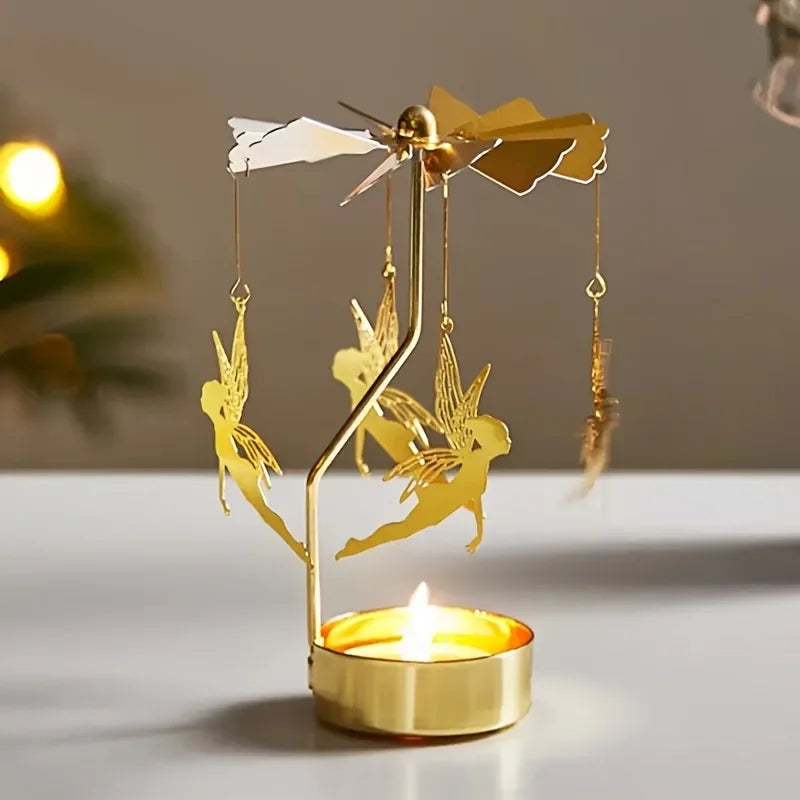 1pc Metal Hot Rotating Candle Holder without candle
