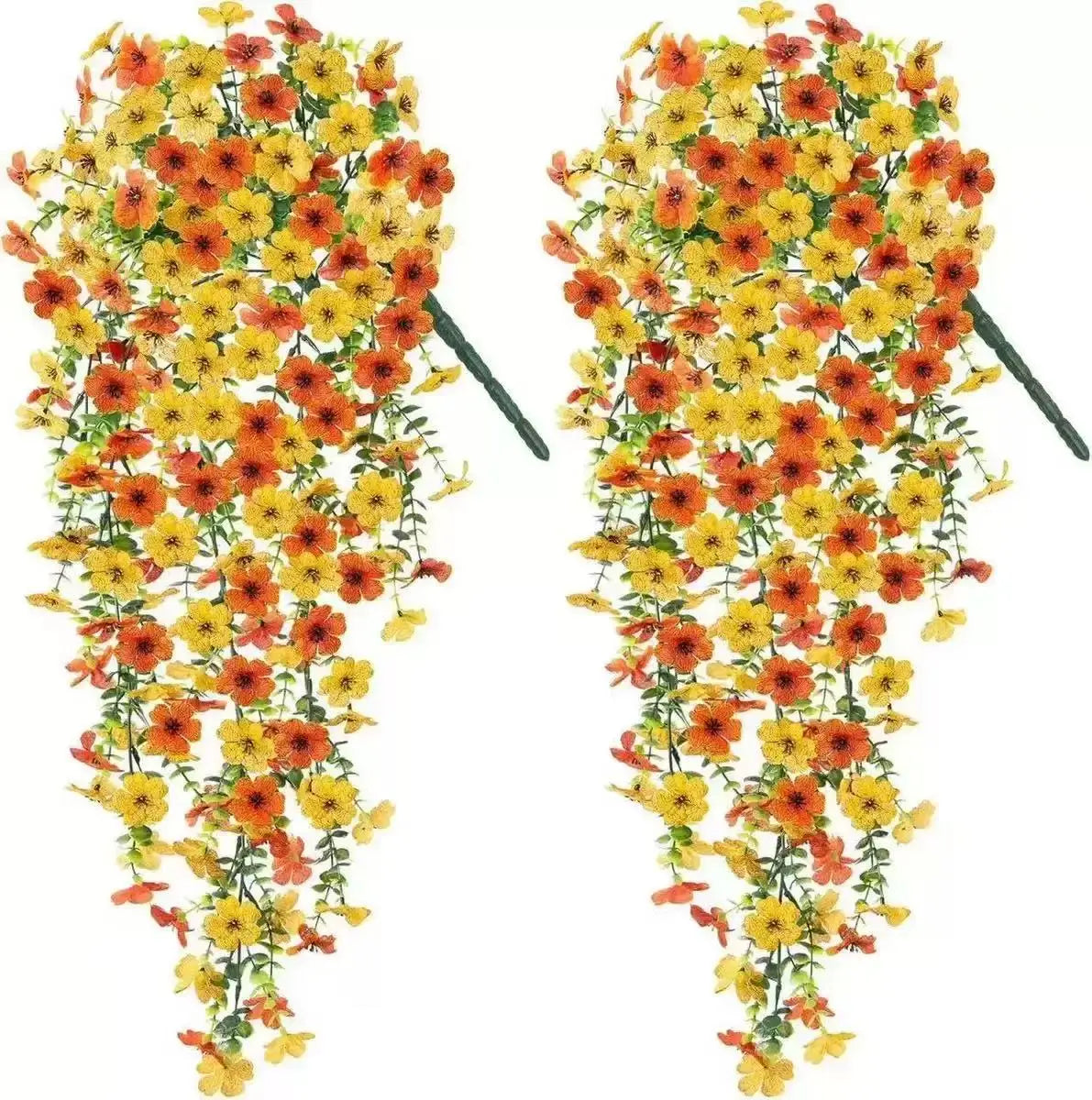 1pc Artificial Hanging Sunflower Weather Resistant  Decor