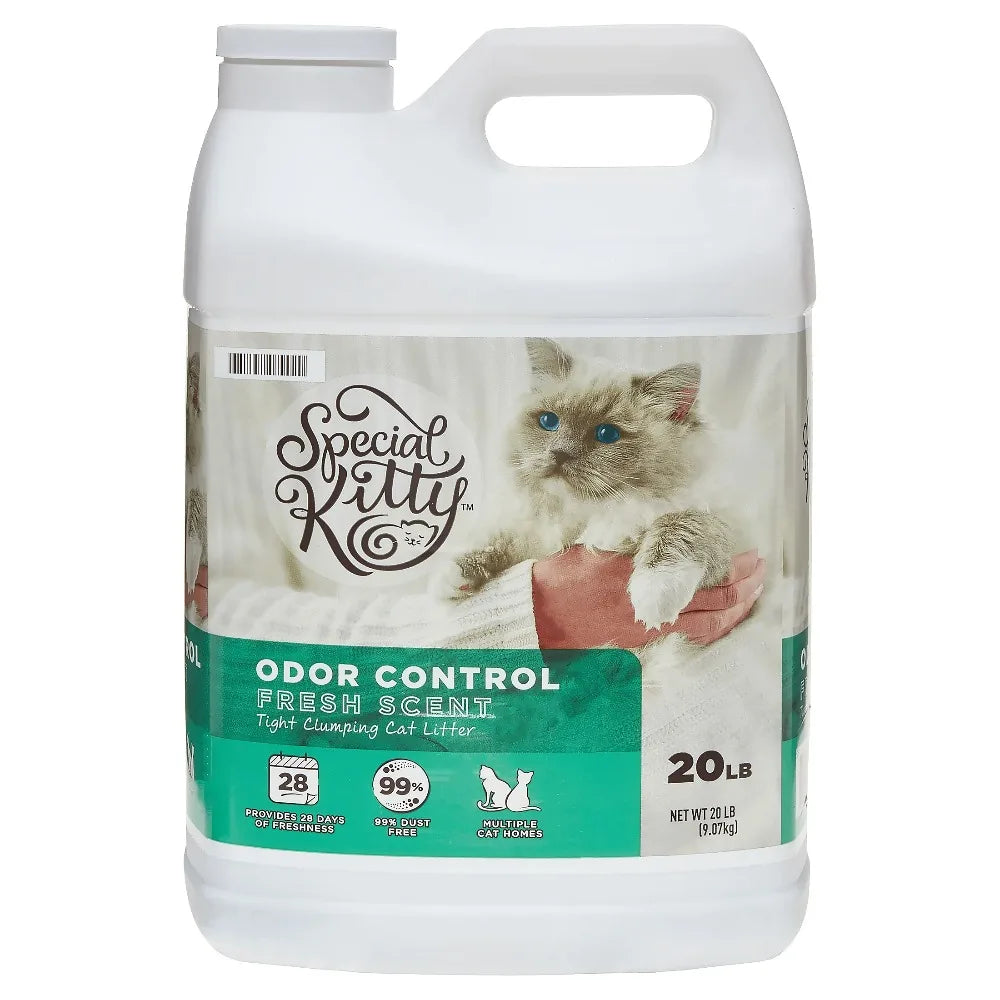 4-Pack Special Kitty Clumping Clay Cat Litter 20lbs