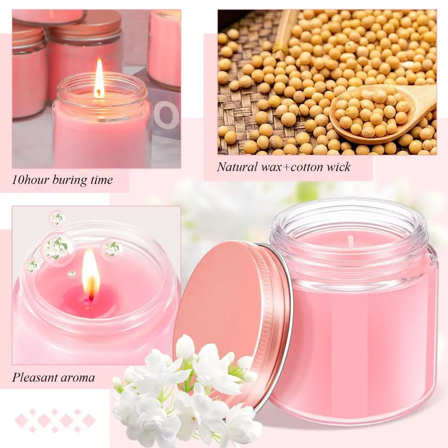 Mini Mason Jar Scented Wax Candles Bulk 4 oz
