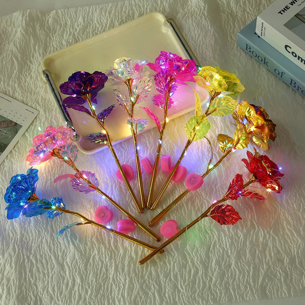 LED Rose, Artificial Flower for Home Decor