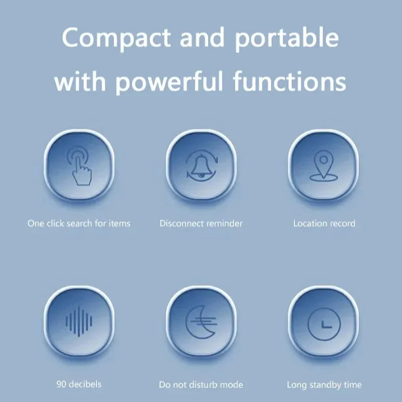 Mini Air Tag Tracker For Pets Kids Bag Wallet 5G Bluetooth GPS Device