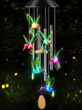25 Inch Solar Wind Chimes with Colorful Lights