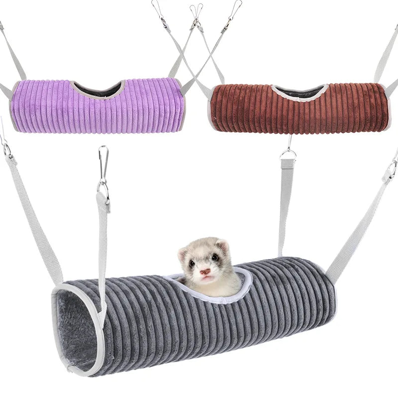 Hamster, Ferret, Rat Hammock Hide Tunnel