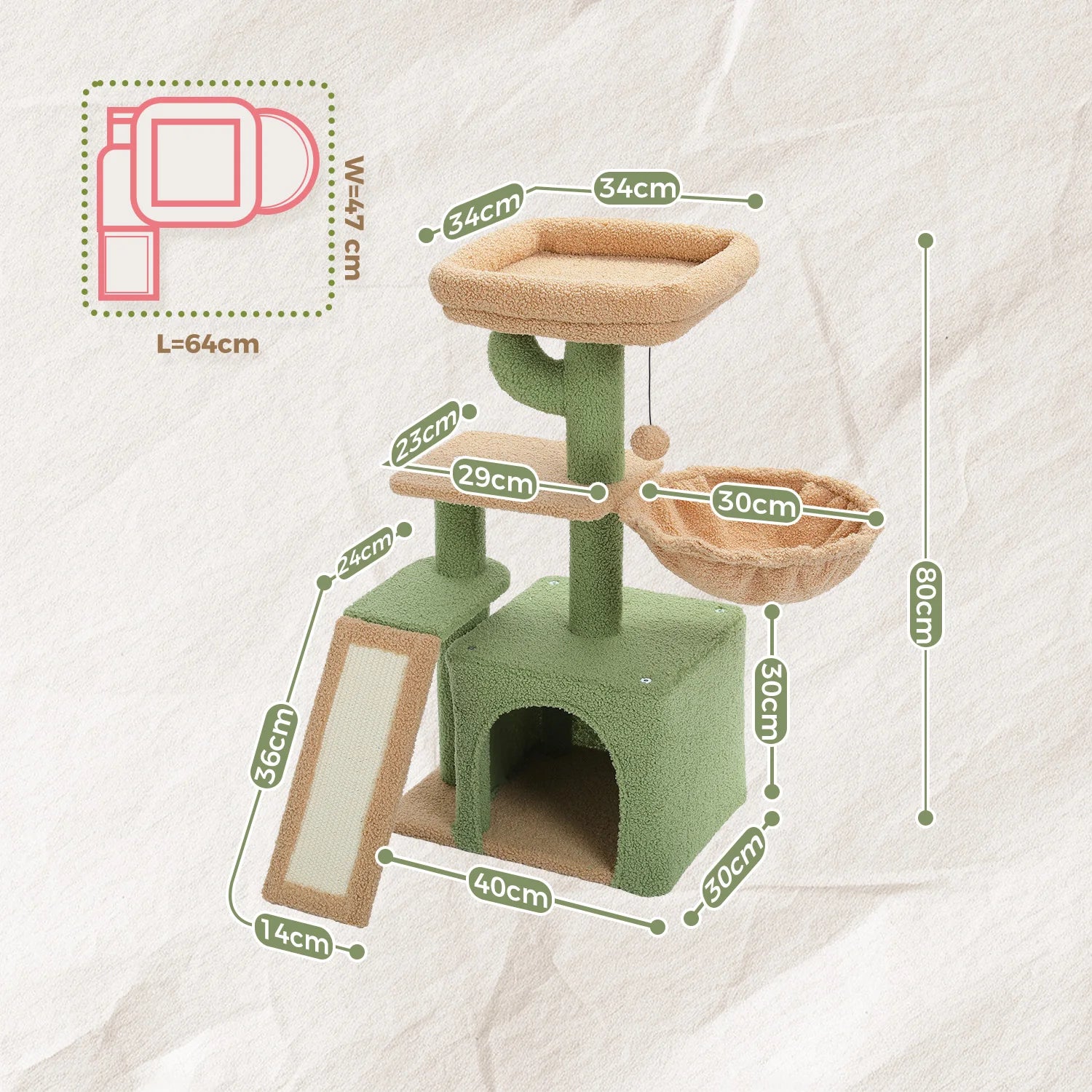 Cat tree/ Tower for Indoor Cats