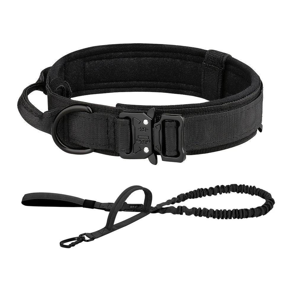 Adjustable Dog Training Collar  And Leash Set