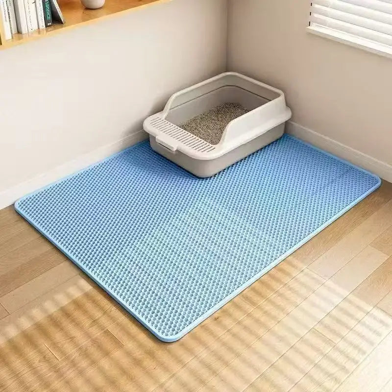 Double Layer Cat Litter Trapping Mat Non Slip