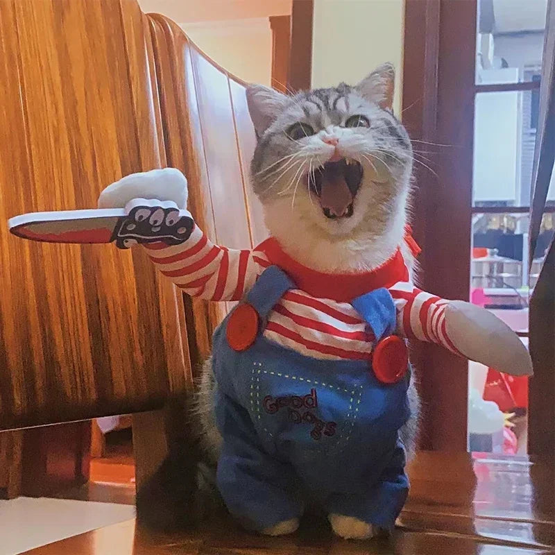 Halloween Chucky Doll Pet Costume