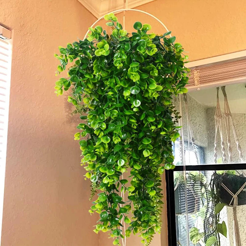 Artificial Hanging Faux Eucalyptus