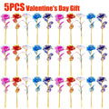50/5Pcs Artificial Rose Flower